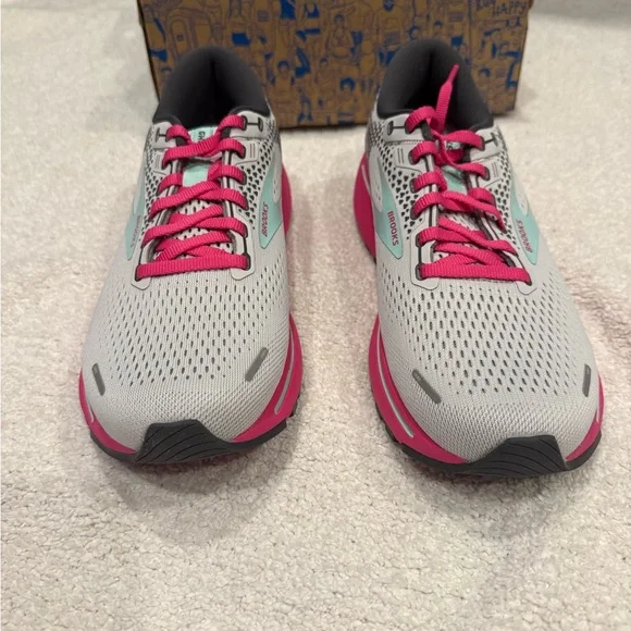 Brooks Ghost 14 Running Shoes Pink and Gray Women’s Size 9.5 - Picture 5 of 8